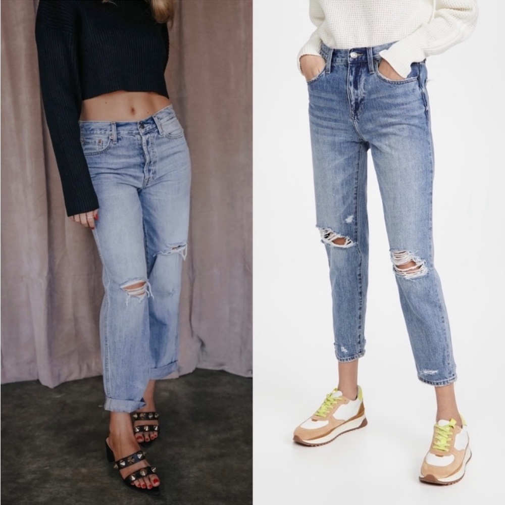 Pistola Presley High Rise Relaxed Roller Jeans - Picture 2 of 6
